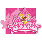 Disney® Prinsessat Kruunu Kutsukortit