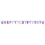 Yksisarvinen Happy Birthday Kirjainnauha