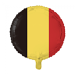 Pyöreä Belgian Lippu Folioilmapallo