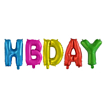 Hbday Foliopallot Monivärinen