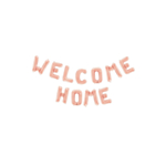 Welcome Home foliopallo ruusukulta
