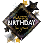 Happy BirthdayTähtifoliopallo