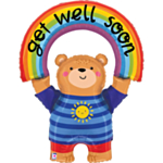 Get Well Soon Nalle Folioilmapallo