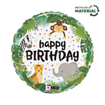 Viidakko Happy Birthday Foliopallo