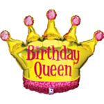 Birthday Queen Kruunu Folioilmapallo