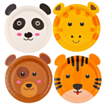 Zoo‑paperilautaset