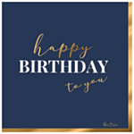 Happy Birthday To You Lautasliinat Sininen