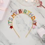 It's My Birthday Sateenkaarihiuspanta