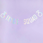 Bride Squad Kirjainnauha