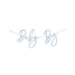 Baby Boy Kirjainnauha Vaaleansininen