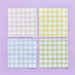 Gingham Pastelli Lautasliinat