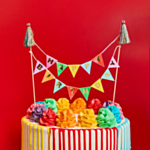 Premium Brights Happy Birthday Kakkukoristeet
