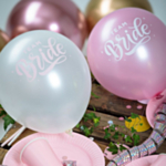 Team Bride Lateksipallot Vaaleanpunainen
