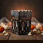 Luuranko Halloween Popcorn Astiat