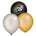 20 Vuotis Syntymäpäivä Lateksipallot