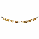 Grattis Till Studenten Kirjainnauha