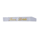 Team Bride Olkanauha Valkoinen/Kulta