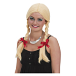 Oktoberfest Letitetty Peruukki Vaalea