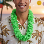 Havaijikranssi Neonvihreä