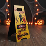 Halloween Varoituskyltti Keltainen