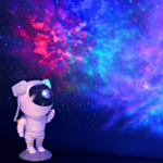 Astronautti Tähtitaivas Valaisin
