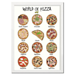 World Of Pizza A4 Juliste