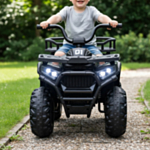 Nordic Play® Sähkö-ATV Lapsille Musta