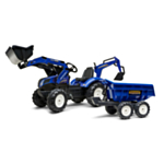 New Holland® Kaivurikuormaaja Etukuormaajalla & Perävaunulla Sininen