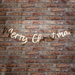 Merry Christmas -kirjainnauha