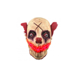 Horror Clown LED-lateksinaamari