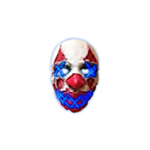 Night Horror Clown LED lateksinaamari