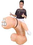 Puhallettava Tanssiva Penis Naamiaisasu