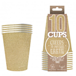 Original Cup -pahvimukit glitterkulta
