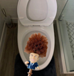 Emmanuel Macron wc-harja