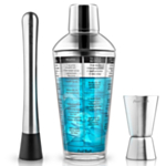 Final Touch® Cocktail shaker -reseptisetti