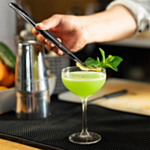 Final Touch® Cocktailpihdit Musta