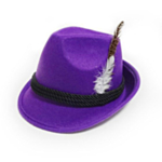 Tirolilaishattu Violetti Deluxe