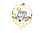 Happy New Year Konfetti-ilmapallot Kulta