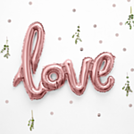 Love Folioilmapallo Ruusukulta