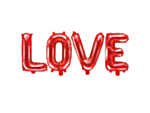 Love Foliopallot Punainen