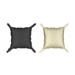 Neliskulmaiset Foliopallot Musta/Beige