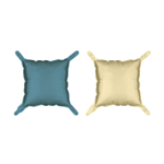 Neliskulmaiset Foliopallot Laivastonsininen/Beige