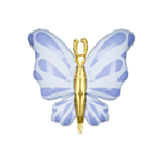 Perhonen Foliopallo Sininen
