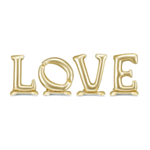 LOVE Seisovat Folioilmapallot Kulta