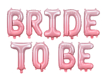 Bride To Be Foliopallo Vaaleanpunainen