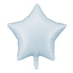 Tähtifoliopallo Matta Vaaleansininen