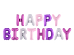 Happy Birthday Folioilmapallot Värikäs