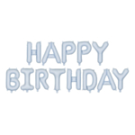 Happy Birthday Foliopallot Vaaleansininen