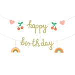 Happy Birthday Sateenkaari Koristenauha