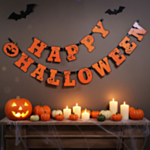 Happy Halloween Kurpitsa Koristenauha